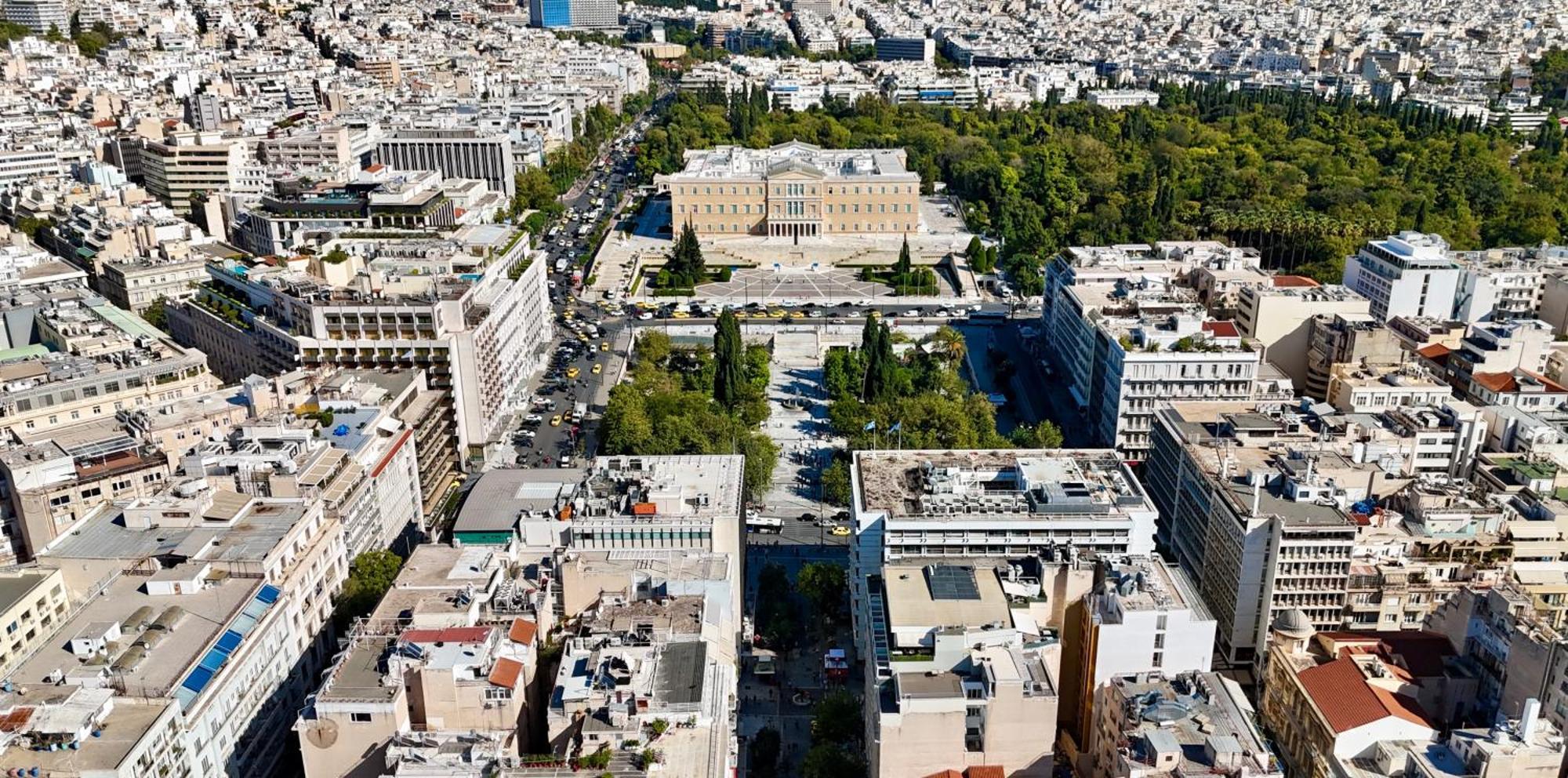 Parthenon And Syntagma Square View Apartment Athena Bagian luar foto